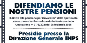 Presidio presso la Direzione Generale INPS - 10 Dicembre  h. 10.00
